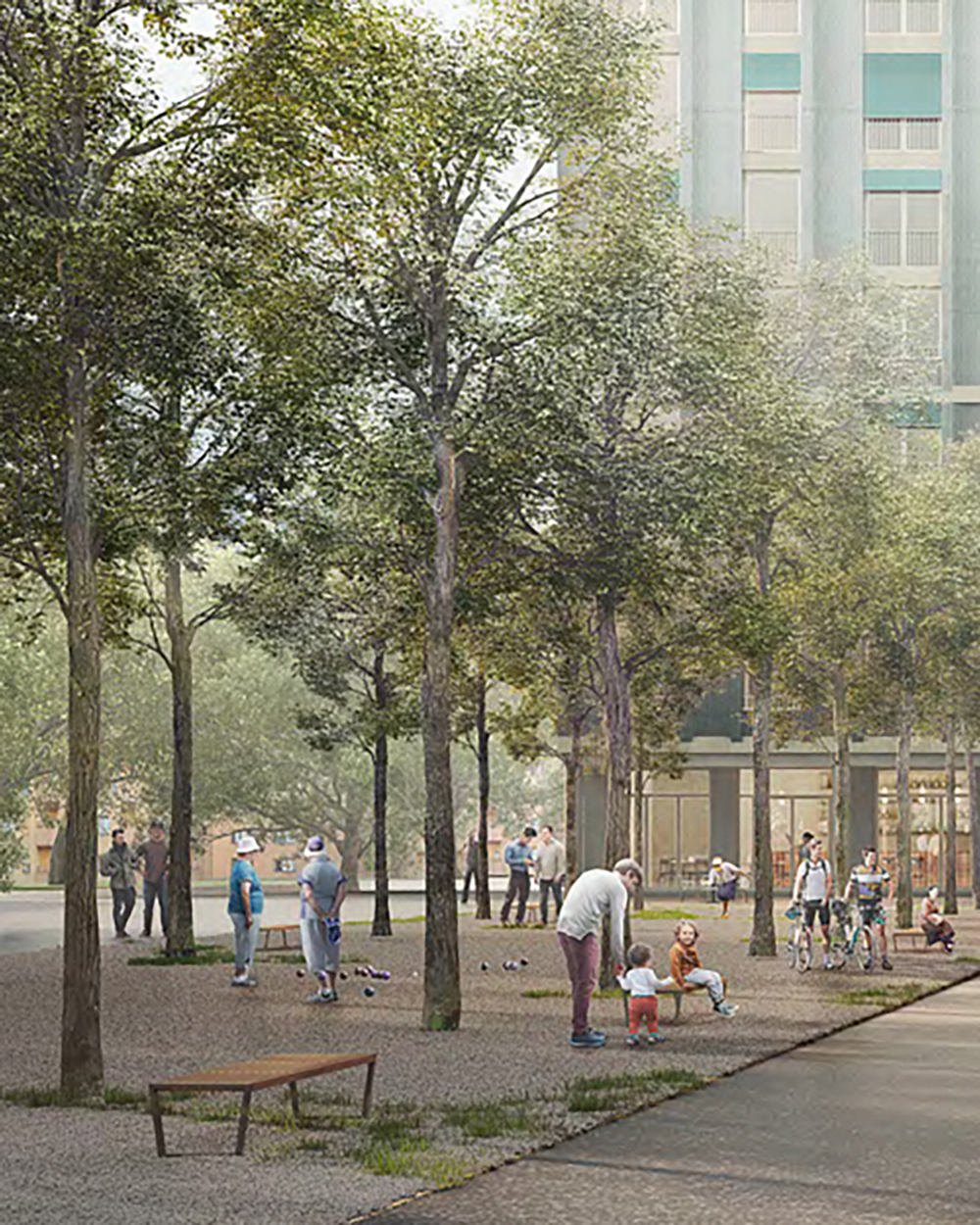 Das neue Siedlungsprojekt nimmt Bezug auf die Anfänge der Meienegg